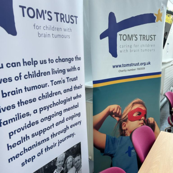 Tom's Trust roller banners